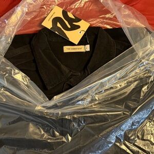 The Cords & Co Black Corduroy Button-Up blazer